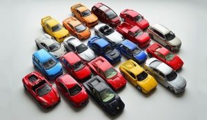 kolekcja modeli samochodów